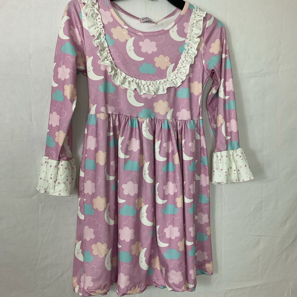 Pete & Lucy Dress Long Sleeve Girl Size 6/6X NEW